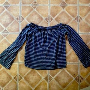 Long sleeve over the shoulder shirt